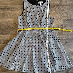 Women's Elle Vintage Look Belted Midi Dress